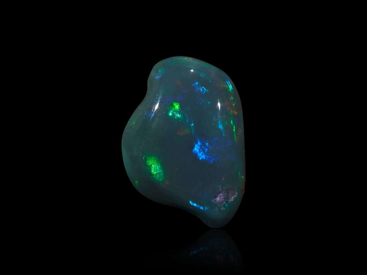 Queen of Kaleidoscopes Unset Black Opal 2.87ct 8.8X10.7X4.5mm - Image 5
