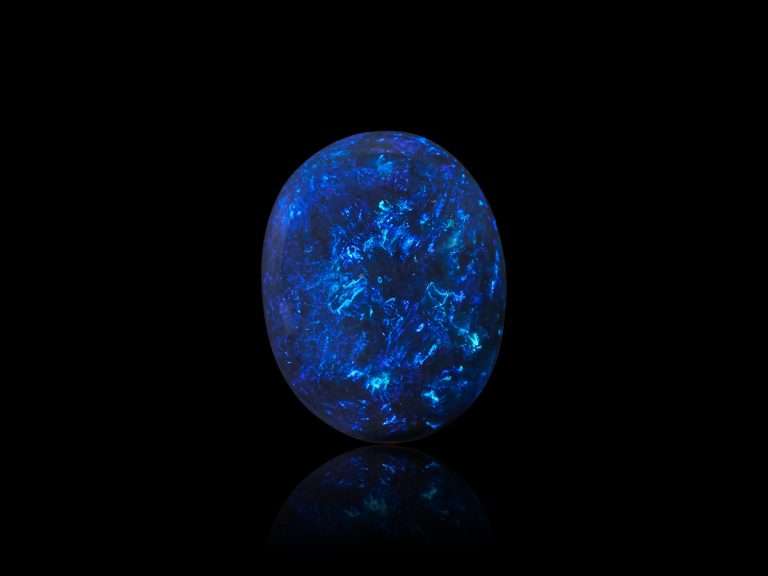 Blue N6 dark crystal opal